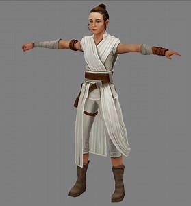 Rey - Episode 9 (for modders) file - Star Wars Conversions mod for Star Wars Battlefront II