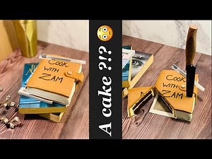 How to make book cake , edible book , Theme cake , 3D cake