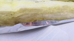 [Hot Item] Non-Burning Fireproof Class a Glass Cotton Blanket with Aluminum Foil