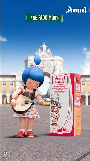 Introducing Amul Gold rich and creamy milk in Portugal.