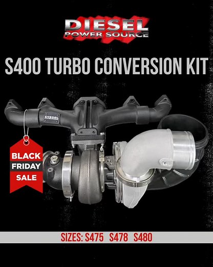 Take your Cummins ISX15 or X15 to the next level with the DPS S400 Turbo Conversion Kit — the ultimate upgrade for serious power and long-term reliability. This complete kit includes everything you need for a seamless conversion: a T6 performance manifold, S400 turbo (S475, S478, or S480 options), oil and coolant lines, gaskets, V-band adapters, and all the necessary hardware. Built for deleted trucks, this kit replaces the restrictive factory Holset VGT setup with a high-flow, heavy-duty S400/S