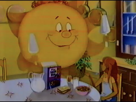 Kellogg's Raisin Bran Cereal Animated Commercial - 1982