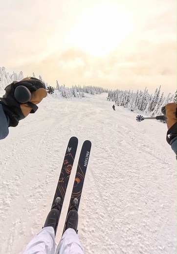 Incredible Ski POV with Insta360 X4 Chest Mount
