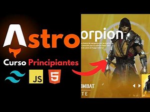 🔴 ¡Aprende Astro JS ahora! CURSO Para Principiantes + Proyecto Completo Mortal Kombat