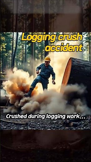 🇰🇷 Industrial Safety video - Accident During Logging Operation #shorts