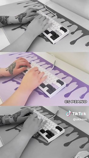 Top quality switches from AKKO (Video by @ocean.setups ) #akko #akkovn #akkoswitches #customswitch #mechanicalkeyboard #mechkeyboard #mechanicalkeyboards #creamyellow #creamblue #piano #asmr #unbox #unboxing #keyboard #keyboardasmr #keyboards #trend #trending #xuhuong #xuhuongtiktok