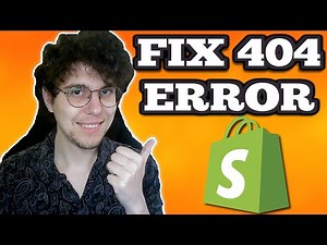 How To Fix Shopify Error 404 - FAST