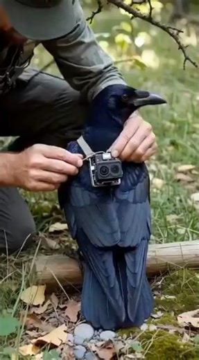 Scientists Put a Camera on a Crow… Look What It Saw