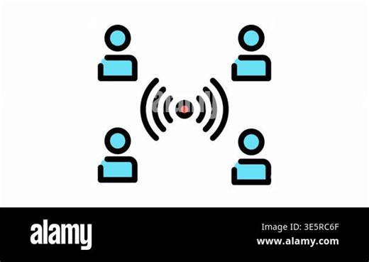 wifi vector icon isolated on white background for web site Stock Video Footage - Alamy