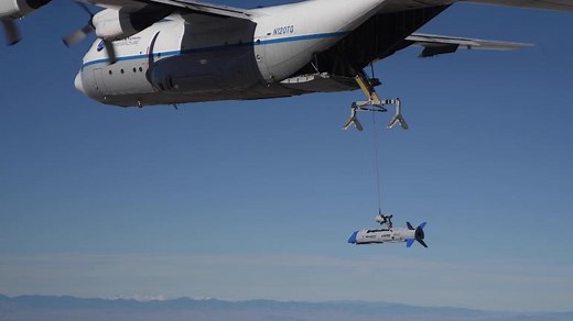 66K views · 1.3K reactions | DARPA’s Gremlins project successfully flew an unmanned air vehicle (#UAV) and then retrieved it into C-130 aircraft while in flight. The complex maneuver is another step toward expanding the use and range of #drones in distributed air operations. https://www.darpa.mil/news-events/2021-11-05 | Defense Advanced Research Projects Agency - DARPA | Facebook