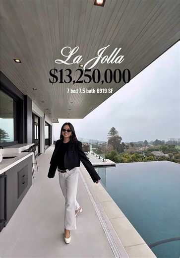 La Jolla, CA | $13,250,000 7 bed | 7.5 bath | 6919 SF | 0.27 AC Welcome to La Jolla’s finest newly built estate located on the coveted Muirlands Drive. With 7 bedroom suites, dual primary suites on separate floors, built in elevator, chefs kitchen, and outstanding ocean and golf course views, this home is truly one of a kind. 📲DM me for more information! Shannon.sun@compass.com Beal Group | Compass DRE #02245833 REALTOR ® Listed by Sanjay Solomon | Compass • • #LuxuryLiving #DreamHome #SanDiego