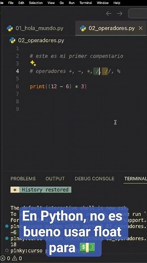 Clase 3 del curso de Python desde 0. ¡Suscríbete!