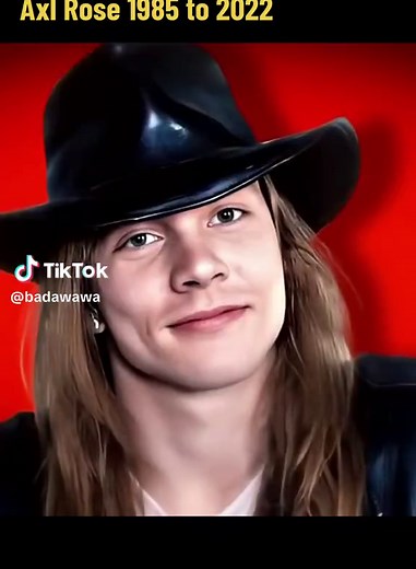 Evolution of Axl Rose from 1980 to 2022