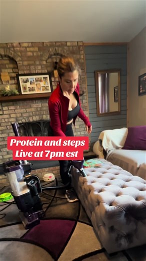 Walking pad. Protein shake. Just rebuilding my energy one habit at a time. Going live at 7pm est if you want to hang. #hotmomenergy #momenergy #walkingpad #fitmomlife