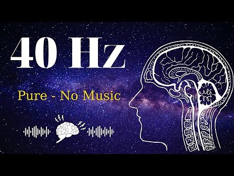 40 Hz Binaural Beats, Pure, No Music, 24h No ADS, Power up Your Brain