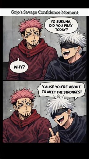 Gojo’s Savage Confidence Moment