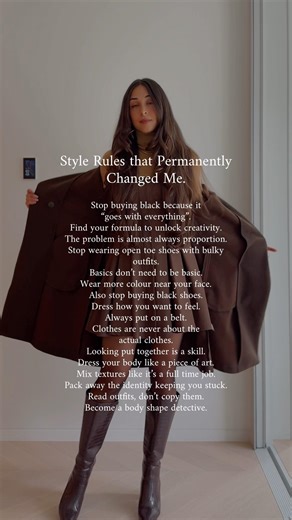 Style rules that permanently changed me.