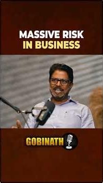 "Infrastructure Capability is Very Important Before Launching Product" | GRB | Gobinath #shorts