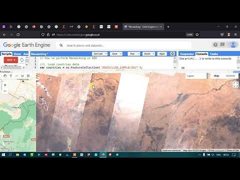 Google Earth Engine 24: How to Mosaic Landsat 8 image | Beginners