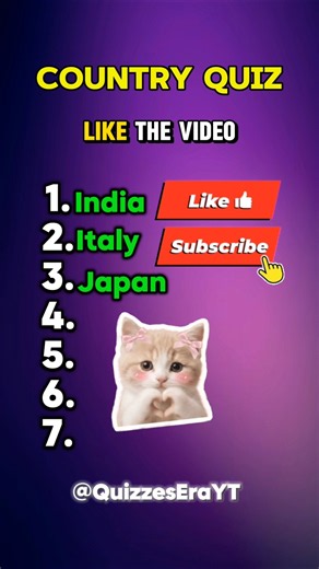 Can You Guess These 7 Countries by Their Shape? 🌍🤯 #shorts #countryquiz #geographyquiz #quiz