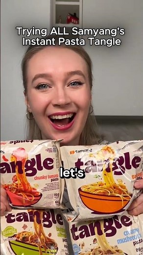 I Tried EVERY Tangle Instant Noodles by Samyang | Pt 1| Creamy Mushroom