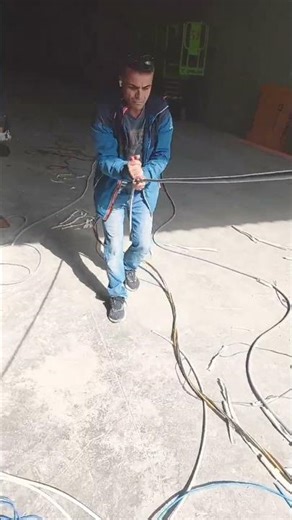 Electrical cable cutting process #electricity #cable #elektrik #electrician