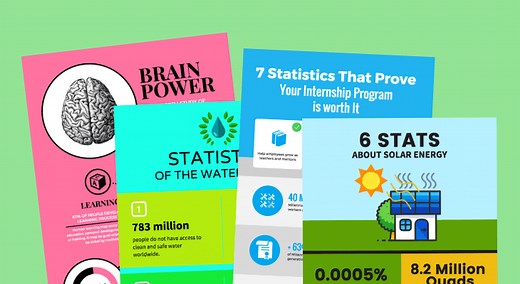 25  plantillas de infografía estadística para ayudar a visualizar tus datos