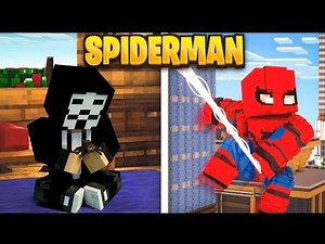 I Spawned As SPIDER-MAN In Minecraft Survival! 🕷️💥