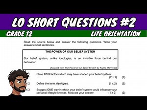 LO Short Questions #2 | Grade 12 LO
