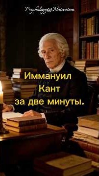 Кант за 2 минуты ⁠#кант⁠ ⁠#иммануилкант⁠ ⁠#философияжизни⁠ ⁠#мораль⁠ ⁠#этика⁠ ⁠#психология⁠⁠