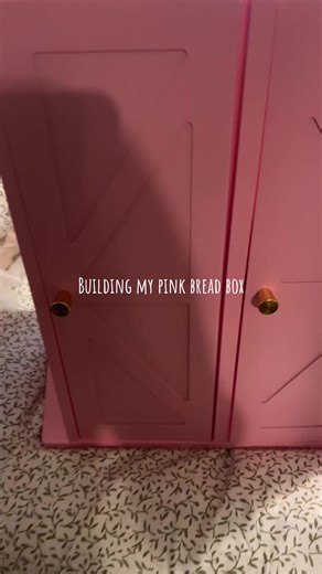 DIY Pink Bread Box Assembly Success