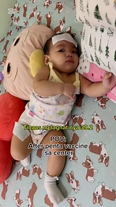 Grabe pala yung penta vaccine 😢 | Mommy Munik