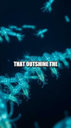 A Living Nebula: The Firefly Squid's Bioluminescent Ballet