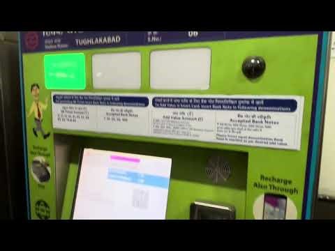 How to Use AVM Machine Delhi Metro - Top-Up Smart Card Balance (Step-by-Step)