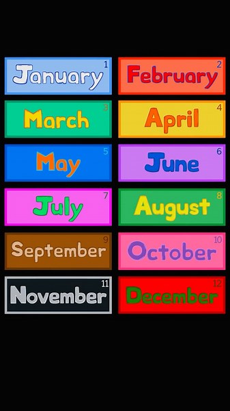Months of the Year