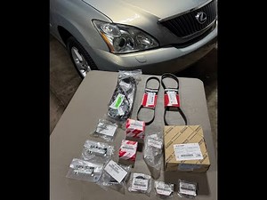 Lexus RX330 Timing Belt and Water Pump Replacement 3MZ-FE 3.3 V6