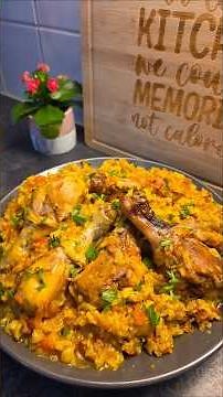 Нежнейшая куриная голень с сочным рисом и овощами! Все сложили в пакет, а духовка сделает всю работу