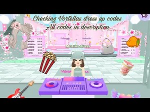 Testing Vortella dress up codes ❤️ All codes in description 💓