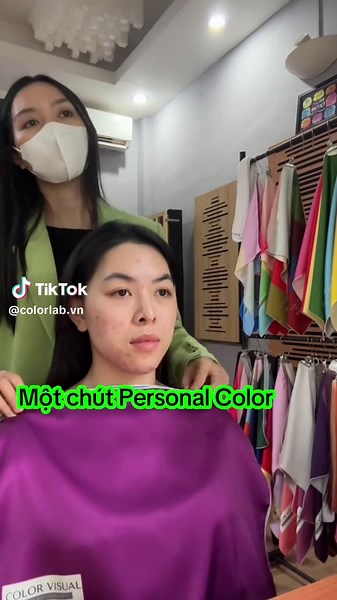 📍Color Lab #colorlab #persnalcoloranalysis #personalcolor #makeup #testcolor