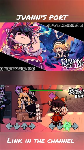 FNF: Playable Reimu: Funkin’ Incident Psych Engine Port Optimizado #fnfandroidport #fnfmod #fnf