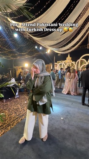 Türkan Atay | I felt myself in different universe 😅 everyone came to wedding with full dressup 😍❤️#turkishgirl #turkey #turkeyvideos #pakistan... | Instagram
