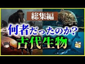 【ゆっくり解説】【総集編】何者だったのか？「古代生物」5選を解説/絶滅した生物たちの本当の姿とは【睡眠用】【作業用】
