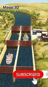 How the river lock works? | 3D | Mago3D
