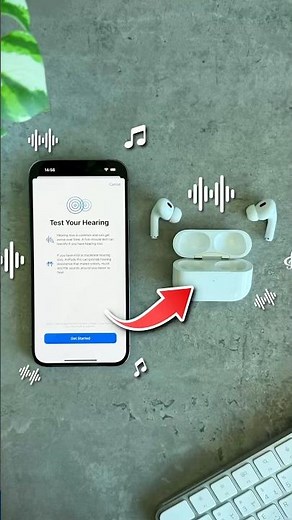 AirPods Pro are now a Hearing Aid 🦻 How To Setup 📲 #SHORTS