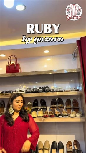 Gazara Collection on Instagram: "Introducing “RUBY”❤️ A pakisthani set that will evevate your whole glow✨ Whatsapp: 9862100783 #fyp #gazara #premiumquality #pakisthani"