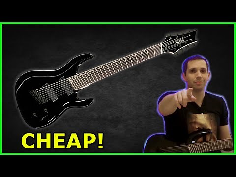 Harley Benton R-458BK FanFret - Cheapest multiscale 8 string guitar?