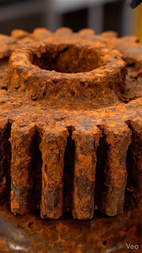 old gear rust remove spray cleaning