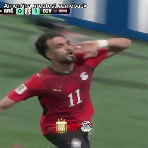Argentina comeback vs Egypt 🔥💀