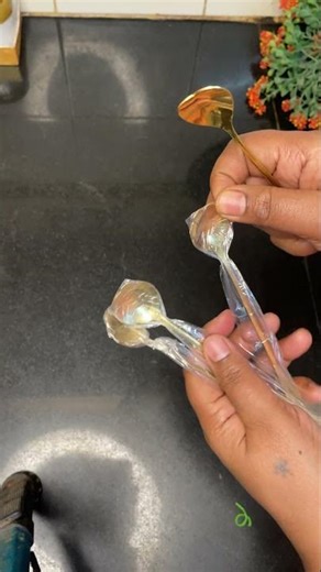 #reel #kitchengadgets #Golden Spoons, Golden Spoon Set/Coffee Spoon/DessertSpoon/Cutlery Kitchen