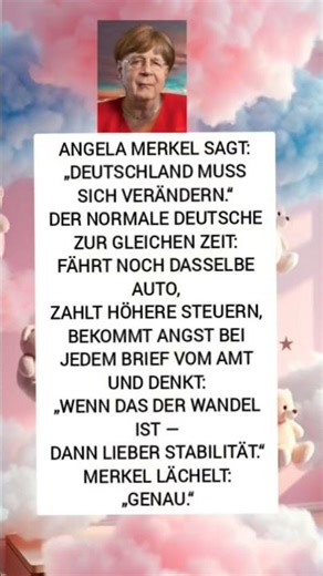 Angela Merkel erklärt den Wandel – der Bürger öffnet einen Brief vom Amt“ 😏#shorts #humor